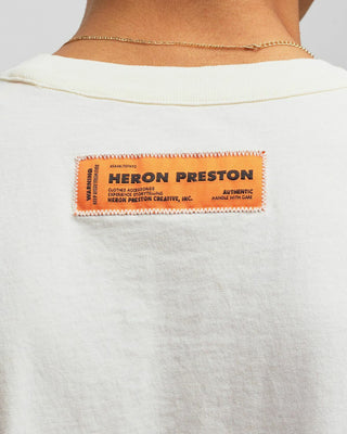 Heron Preston Misprinted T-shirt Vit Herr