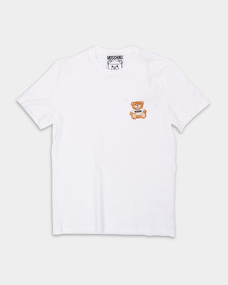 Moschino Teddy Small Logo T-shirt Vit Herr