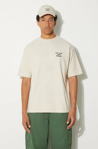 Drôle de Monsieur Not From Paris T-shirt Beige Herr