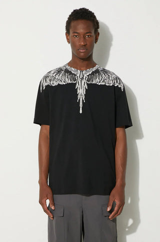 Marcelo Burlon Icon Wings Svart T-shirt Herr