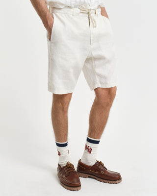 GANT Relaxed Linen Shorts Vit Herr