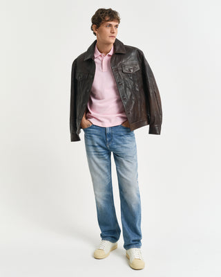 GANT Reg Shield Pikétröja Rosa Herr