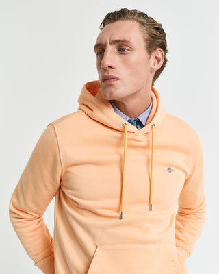 GANT Reg Shield Hoodie Orange Herr