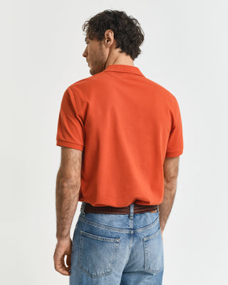 GANT Reg Shield Pikétröja Orange Herr