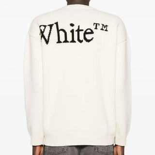 BOOKISH SHARED KNIT CREWNECK CREAM - BLA