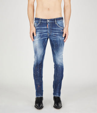Dsquared2 Skater Jeans Blåa Herr