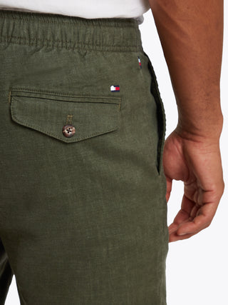 Tommy Hilfiger Harlem Linneshorts Grön Herr