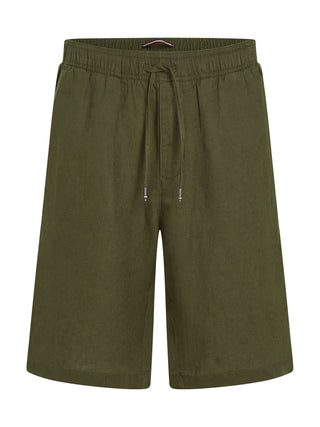 Tommy Hilfiger Harlem Linneshorts Grön Herr