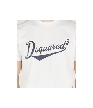 Dsquared2 Tshirt Logo Vit Herr