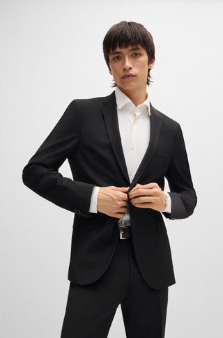 HUGO Slim Fit Kostym Svart Herr