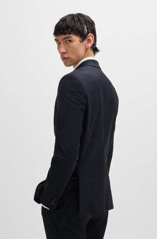 HUGO Slim Fit Kostym Blå Herr