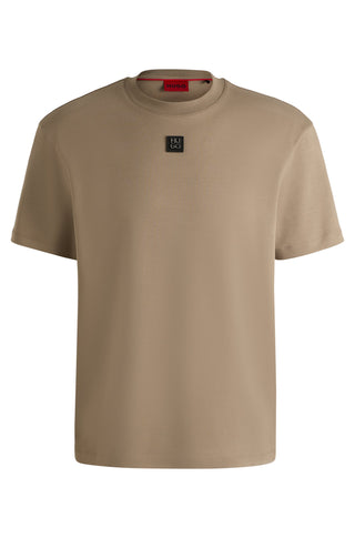HUGO Dalile T-shirt Brun Herr