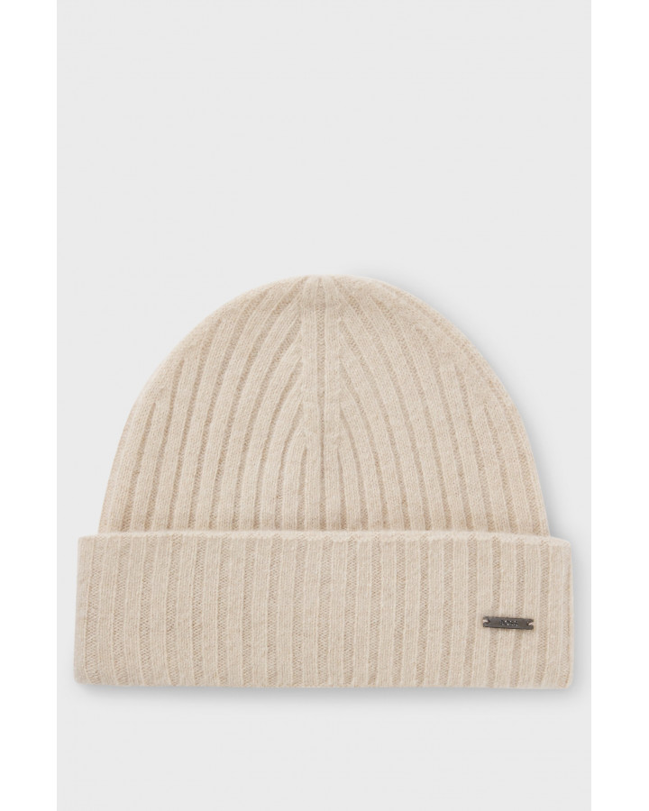 CASHMERE/WOOL BEANIE