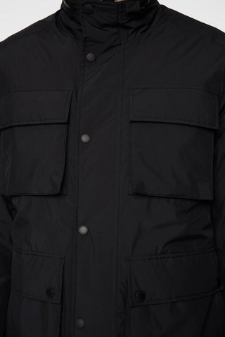 J.Lindeberg Aiden 2L Padded Jacket Herr – Svart Vadderad Funktionsjacka