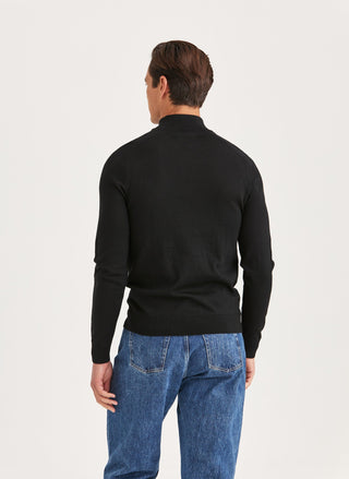 Merino John Zip Black