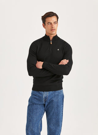 Merino John Zip Black