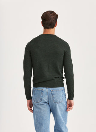 Morris Merino Oneck Olive Herr