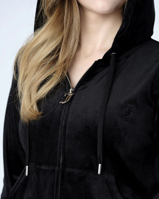 VELOUR ROBERTSSON ZIP HOODIE