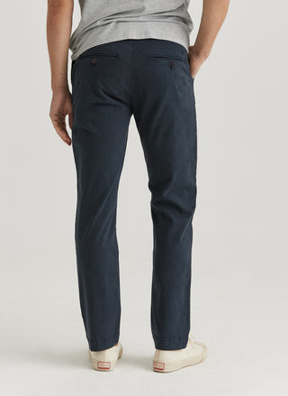 Morris Jeffrey Brushed Chinos Herr Marin Blå
