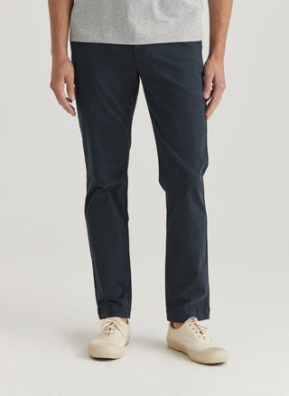 Morris Jeffrey Brushed Chinos Herr Marin Blå