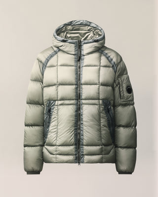C.P. Company D.D. Shell Hooded Puffer Jacket – Flint Grey