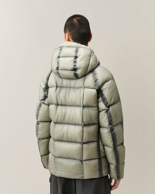 C.P. Company D.D. Shell Hooded Puffer Jacket – Flint Grey