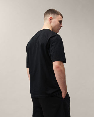 C.P. Company Mercerized Jersey Logo T-Shirt – Svart