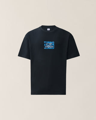 C.P. Company Back Print Graphic T-Shirt – Svart