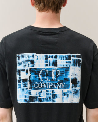 C.P. Company Back Print Graphic T-Shirt – Svart