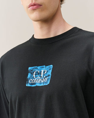 C.P. Company Back Print Graphic T-Shirt – Svart