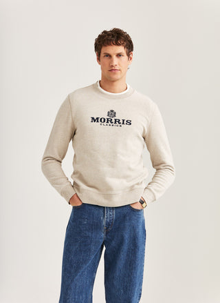 Morris Brian Sweatshirt Khaki Herr