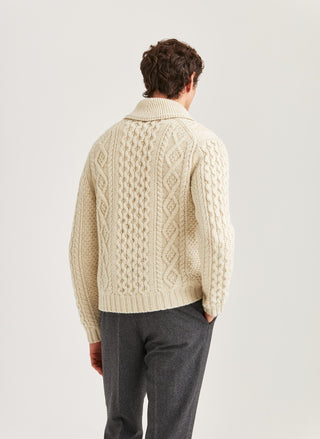 Morris Cornwall Cable Zip Jacket Herr