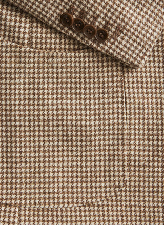Wool Silk Check Jacket