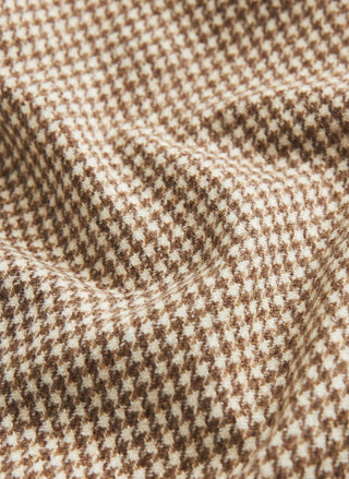 Wool Silk Check Jacket