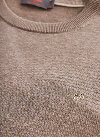 Morris Riley Oneck Tröja Brown