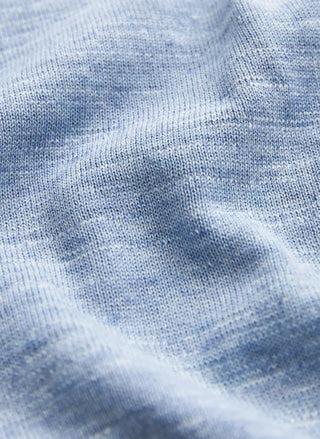 Morris Stockholm Randall Half Zip Herr Light Blue