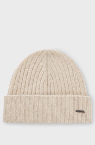 CASHMERE/WOOL BEANIE