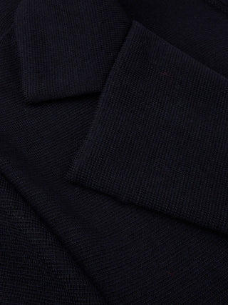 Stenströms Navy Knitted DB Blazer