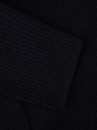 Stenströms navy merino cable crew neck herr tröja