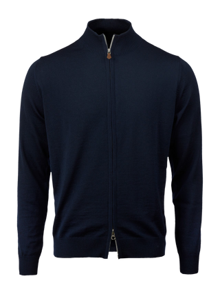 Stenströms merino zip cardigan herr