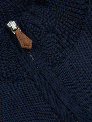 Stenströms merino zip cardigan herr