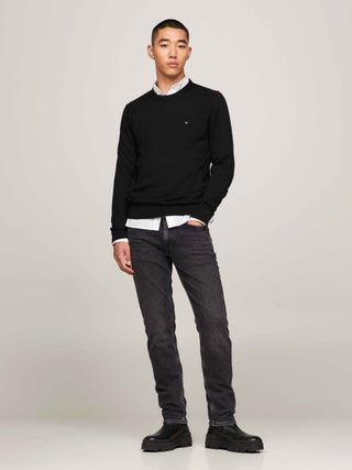 COTTON CASHMERE C-NECK