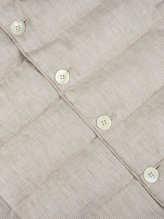 Stenströms Randig Linneväst Beige Herr