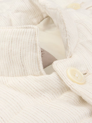 Stenströms offwhite randig linneväst herr