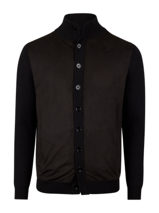 Stenströms Alcantara Cardigan Jacket Svart