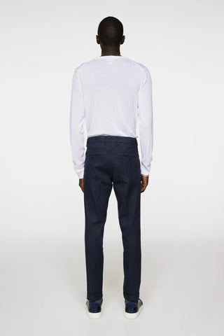 Grant Linen Stretch Pants Navy