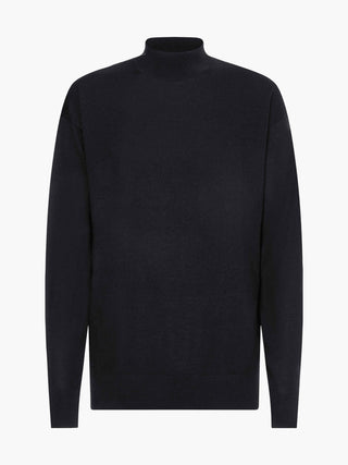 MERINO MOCK NECK