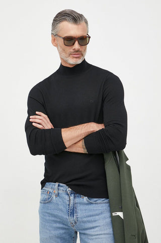 MERINO MOCK NECK