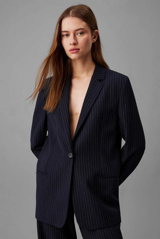 PINSTRIPE SLIM BLAZER