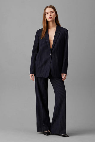 PINSTRIPE SLIM BLAZER